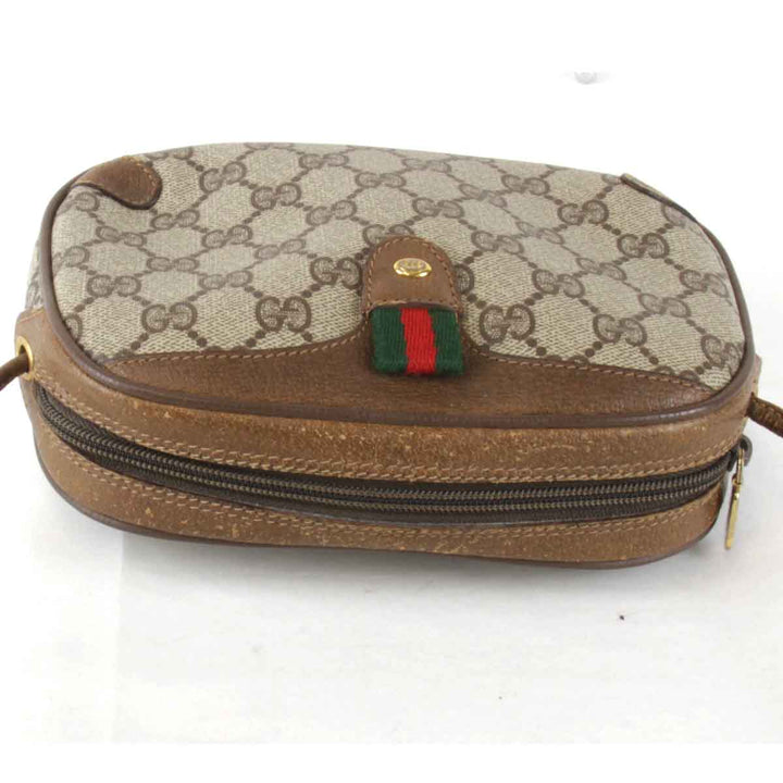 【価格改定】『USED』 
GUCCI グッチ 
 オールドグッチ 89.02.066 ショルダーバッグ 
GGスプリームキャンバス ブラウン