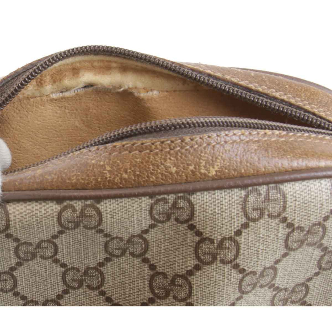 【価格改定】『USED』 
GUCCI グッチ 
 オールドグッチ 89.02.066 ショルダーバッグ 
GGスプリームキャンバス ブラウン