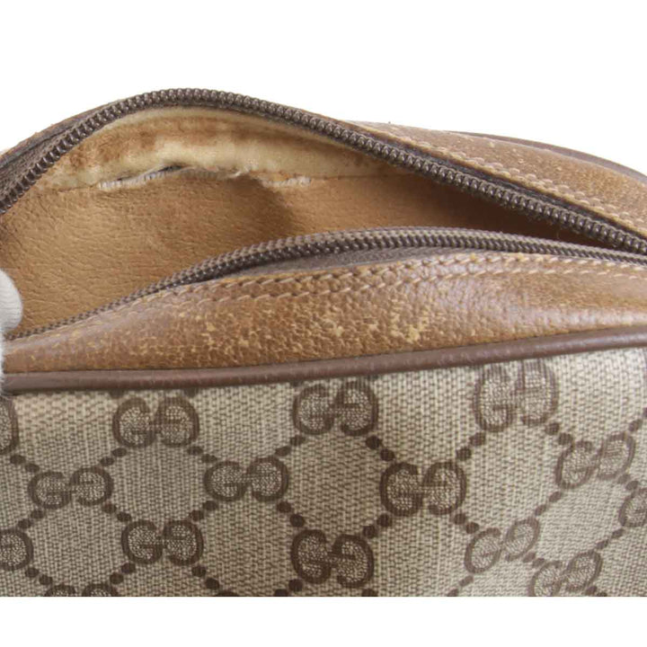 【価格改定】『USED』 
GUCCI グッチ 
 オールドグッチ 89.02.066 ショルダーバッグ 
GGスプリームキャンバス ブラウン