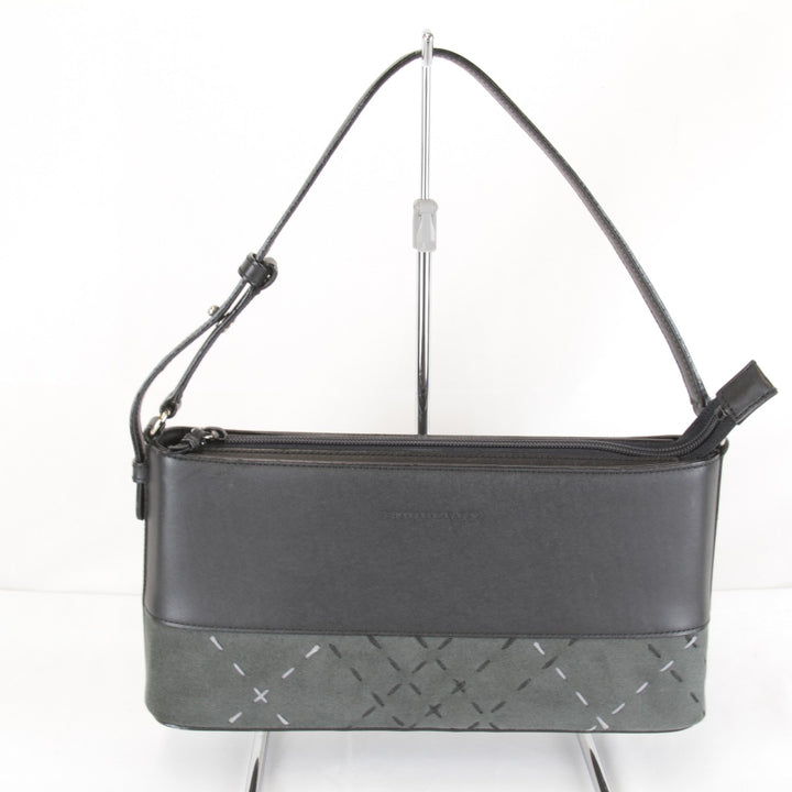 【価格改定】『USED』 
BURBERRY LONDON バーバリーロンドン 
 ショルダーバッグ 
レザー/スウェード ブラック