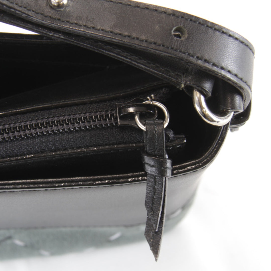 【価格改定】『USED』 
BURBERRY LONDON バーバリーロンドン 
 ショルダーバッグ 
レザー/スウェード ブラック