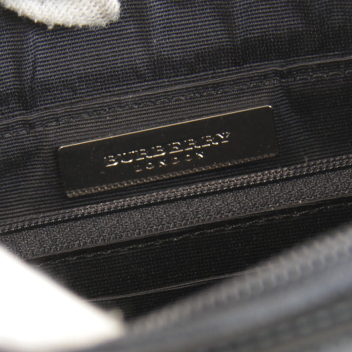 【価格改定】『USED』 
BURBERRY LONDON バーバリーロンドン 
 ショルダーバッグ 
レザー/スウェード ブラック