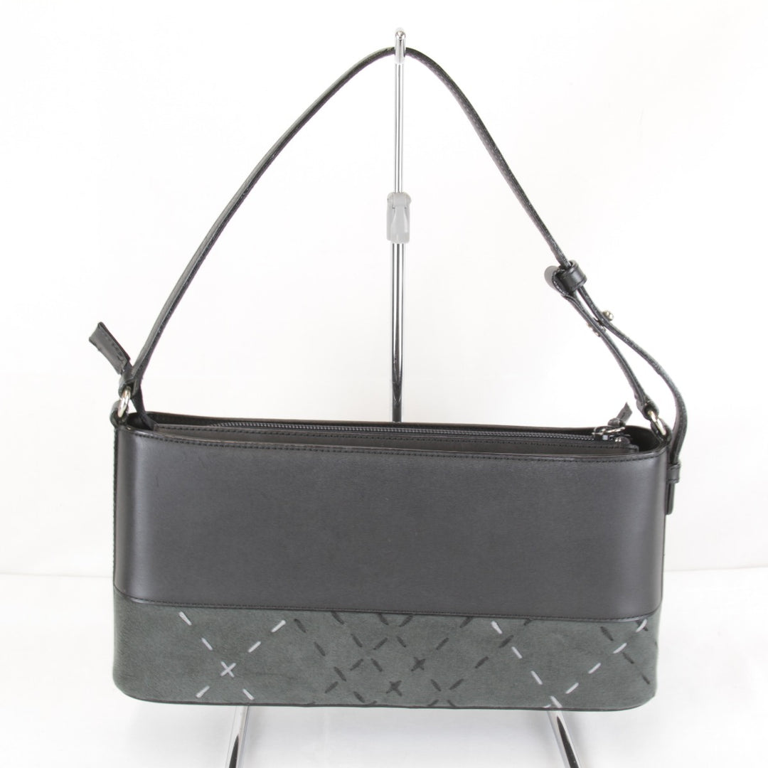 【価格改定】『USED』 
BURBERRY LONDON バーバリーロンドン 
 ショルダーバッグ 
レザー/スウェード ブラック