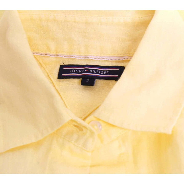 『USED』 
TOMMY トミー 
 長袖シャツ 
 イエロー