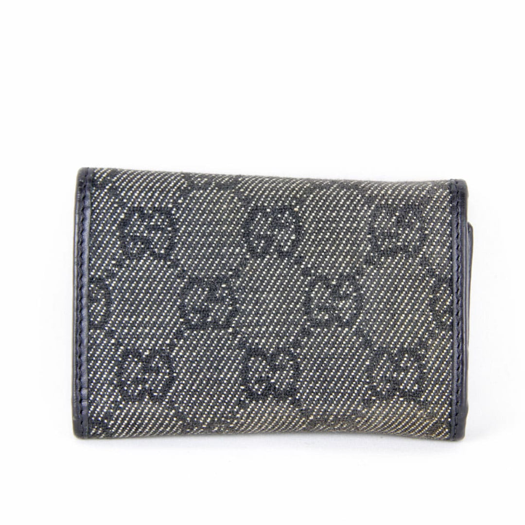 『USED』 
GUCCI グッチ 
 04565.3731 キーケース 
GGキャンバス ブラック