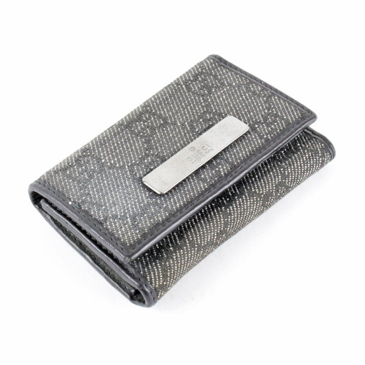 『USED』 
GUCCI グッチ 
 04565.3731 キーケース 
GGキャンバス ブラック