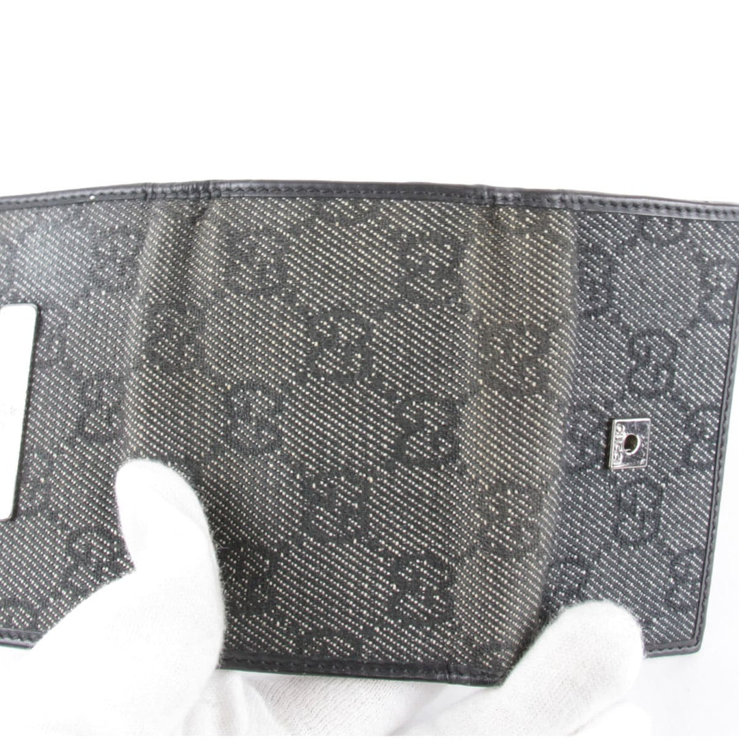『USED』 
GUCCI グッチ 
 04565.3731 キーケース 
GGキャンバス ブラック