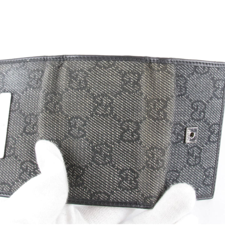 『USED』 
GUCCI グッチ 
 04565.3731 キーケース 
GGキャンバス ブラック
