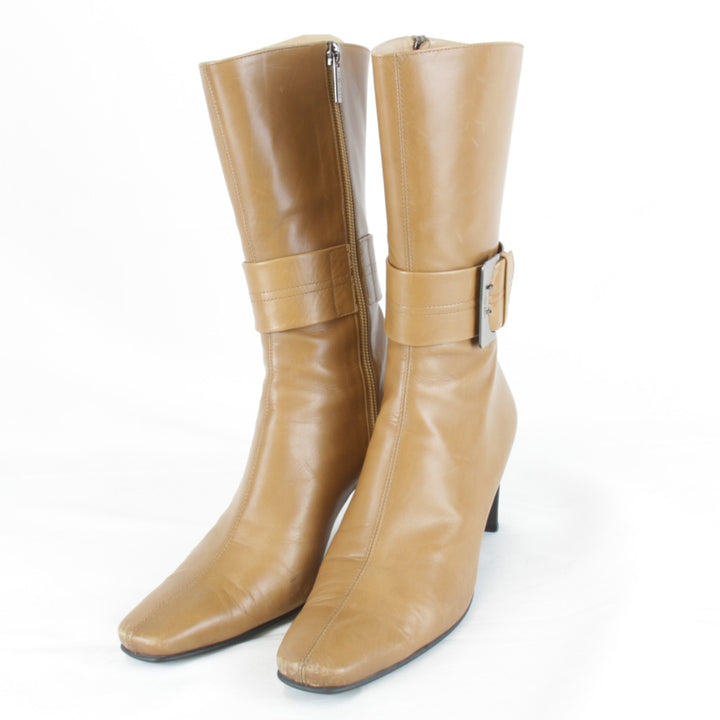 【価格改定】『USED』 
TRUSSARDI トラサルディ 
 ブーツ 
レザー ブラウン