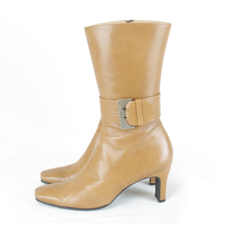 【価格改定】『USED』 
TRUSSARDI トラサルディ 
 ブーツ 
レザー ブラウン