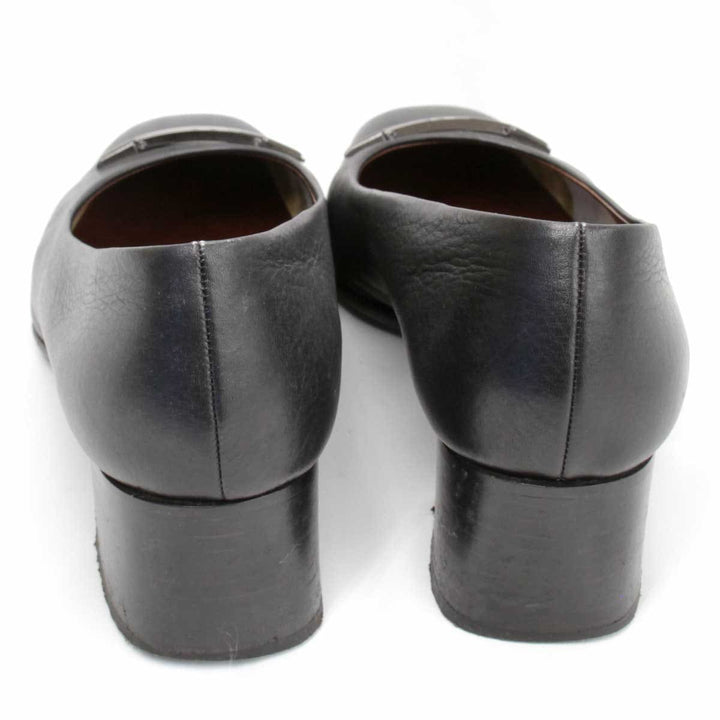 『USED』 
BALLY バリー 
 パンプス 
レザー ブラック