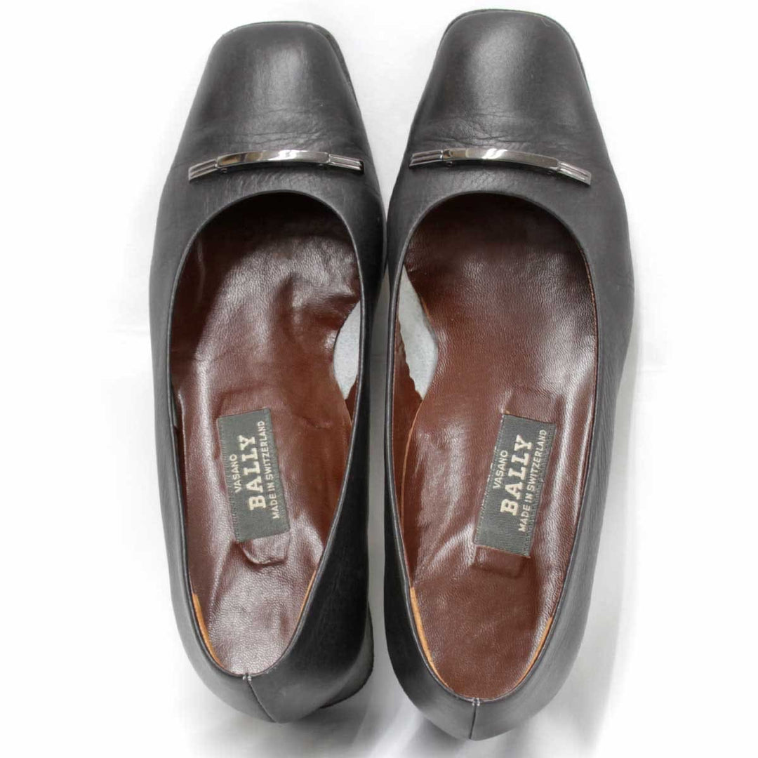 『USED』 
BALLY バリー 
 パンプス 
レザー ブラック