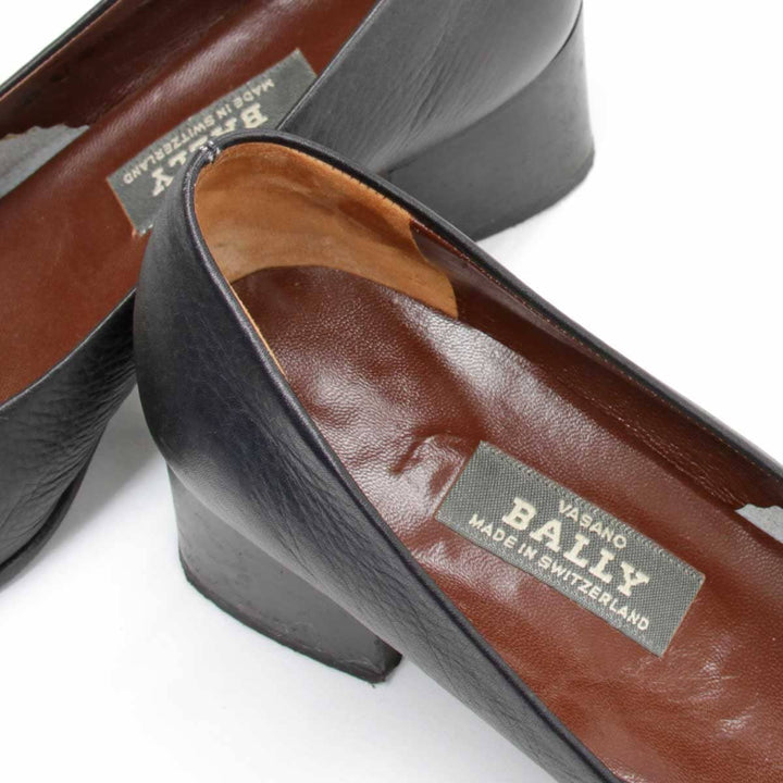 『USED』 
BALLY バリー 
 パンプス 
レザー ブラック