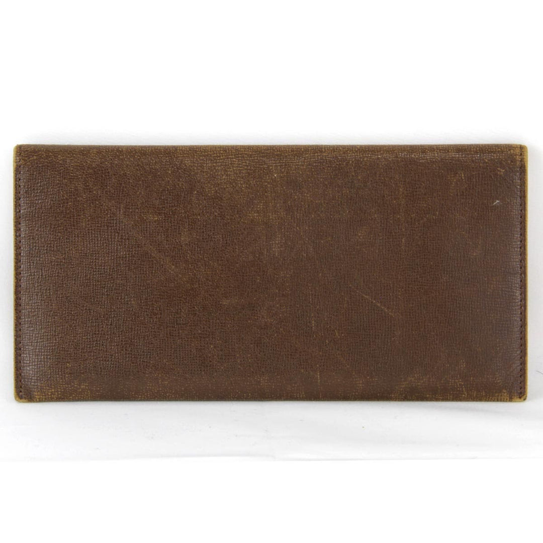 『USED』 
YVES SAINT LAURENT イヴ・サンローラン 
 札入れ 
レザー ブラウン
