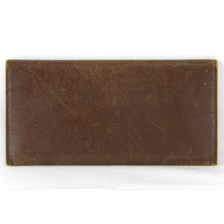 『USED』 
YVES SAINT LAURENT イヴ・サンローラン 
 札入れ 
レザー ブラウン