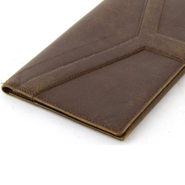 『USED』 
YVES SAINT LAURENT イヴ・サンローラン 
 札入れ 
レザー ブラウン