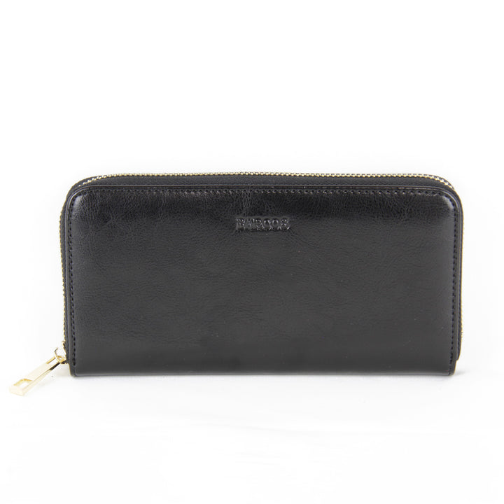 美品『USED』 
 
 長財布 
レザー ブラック
