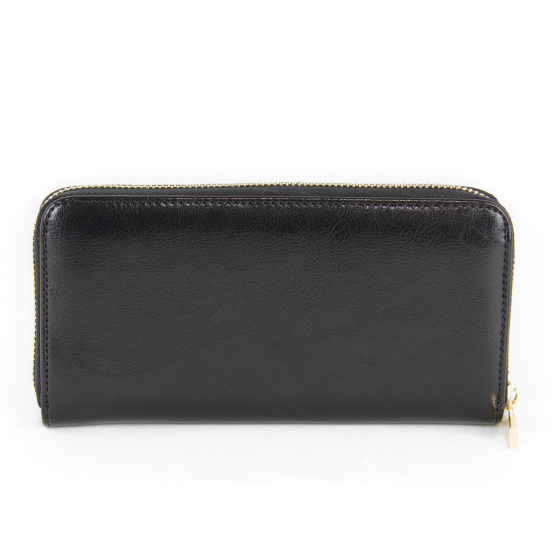 美品『USED』 
 
 長財布 
レザー ブラック