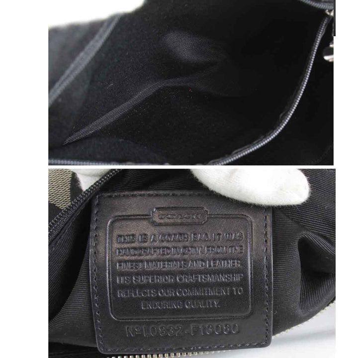 『USED』 
COACH コーチ 
 シグネチャー 10832-F13080 ショルダーバッグ 
GGスプリームキャンバス ブラック