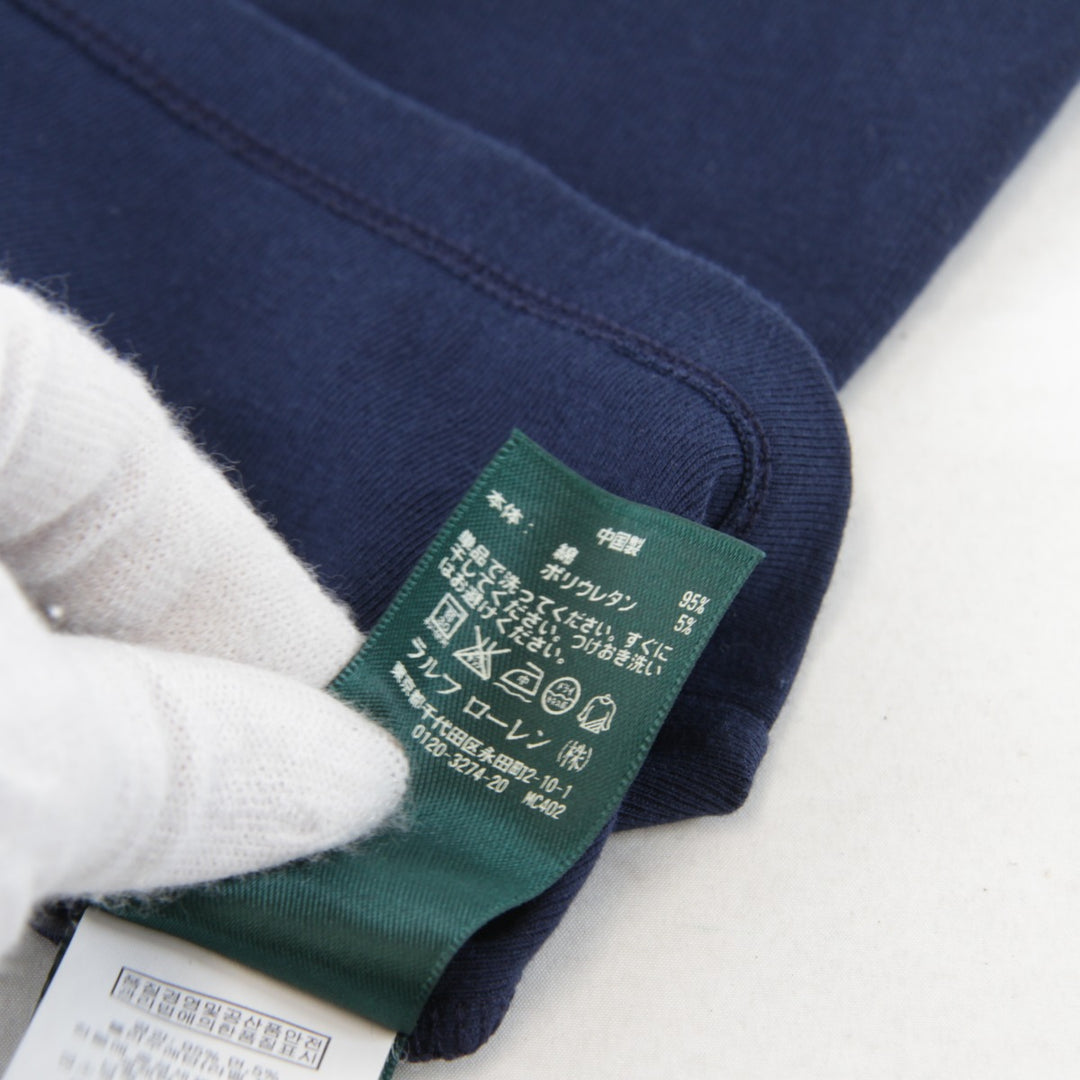 良品『USED』 
RALPH LAUREN ラルフローレン 
 半袖Ｔシャツ 
コットン ネイビー