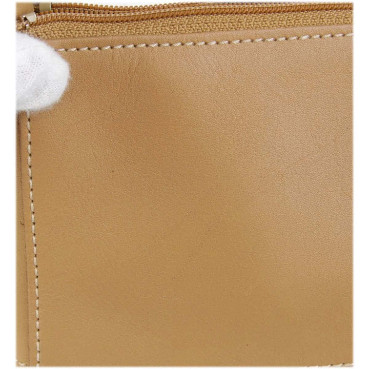 『USED』 
COACH コーチ 
 AOC-9311 ポーチ 
レザー ブラウン