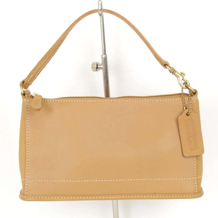 『USED』 
COACH コーチ 
 AOC-9311 ポーチ 
レザー ブラウン
