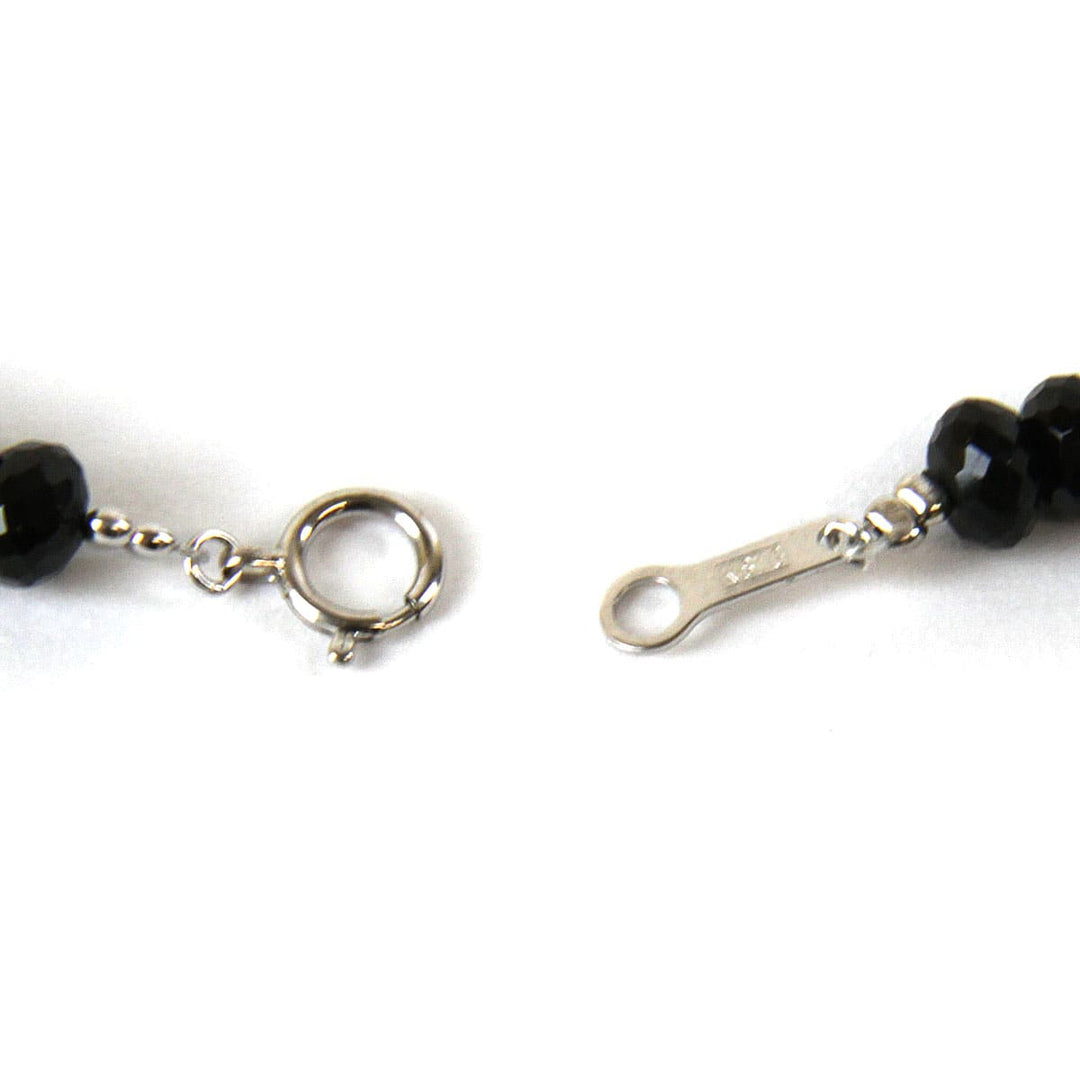 美品『USED』 K18WG 
 黒石 ネックレス
 119.6g