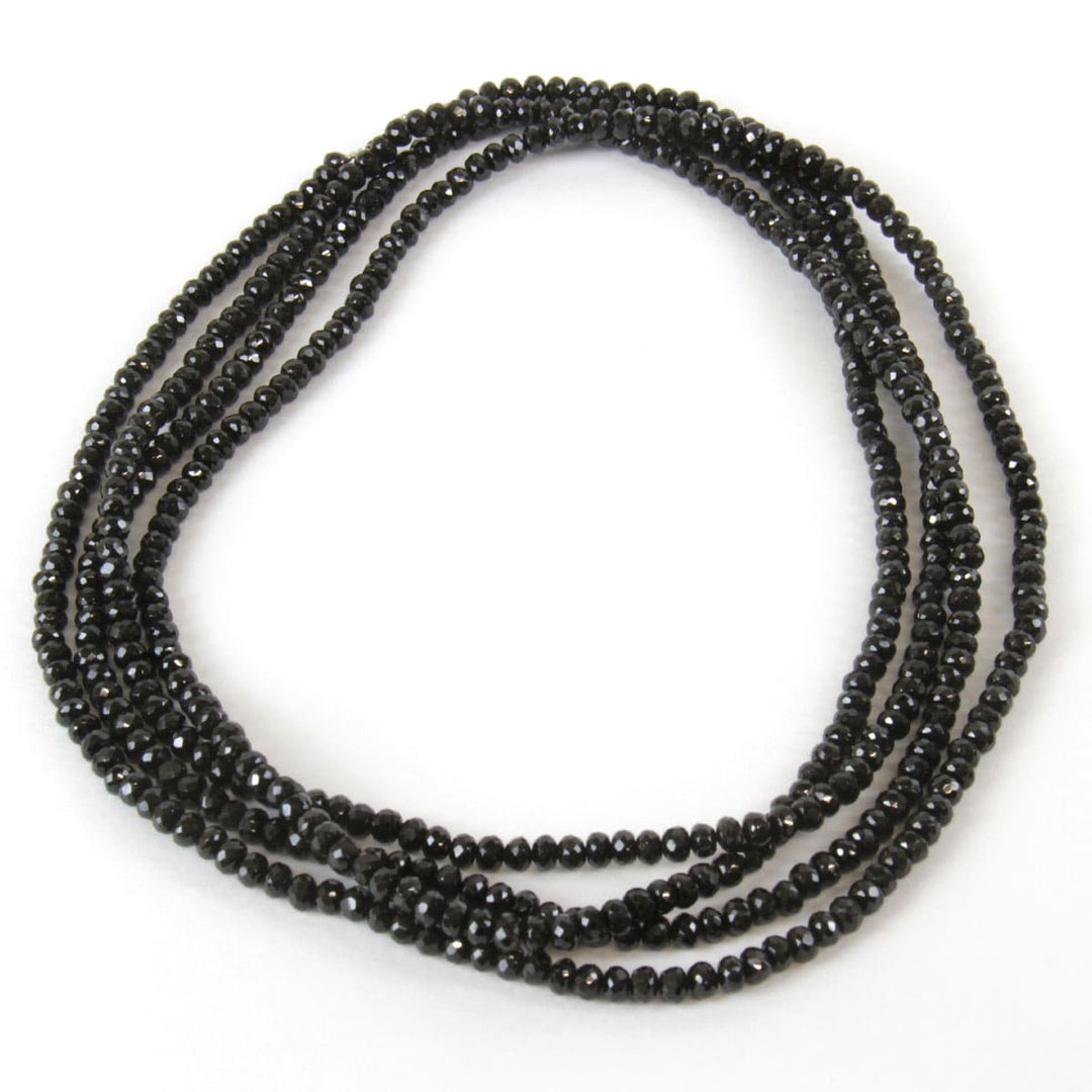 美品『USED』 K18WG 
 黒石 ネックレス
 119.6g