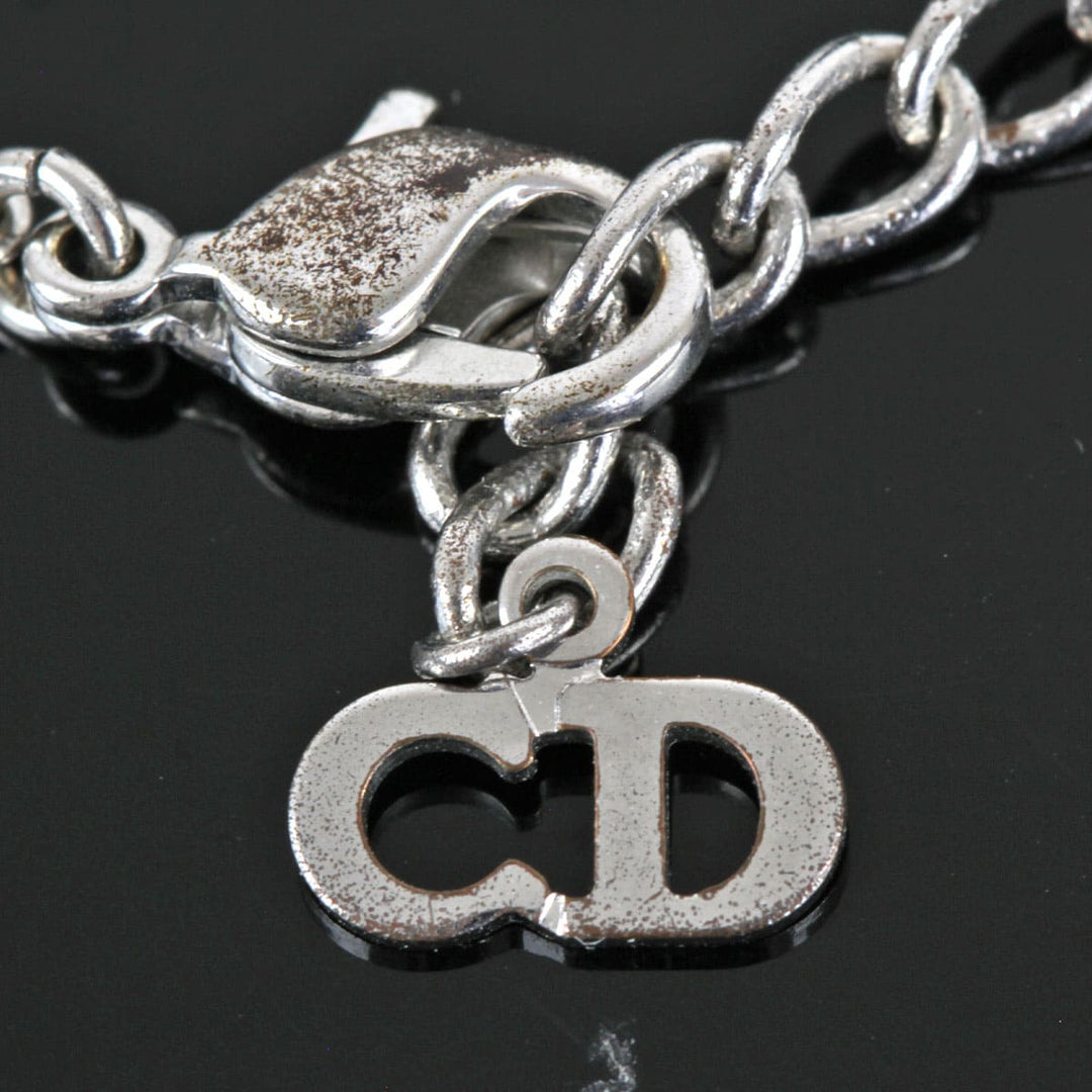 『USED』 メタル 
Christian Dior  プレートトップ ネックレス