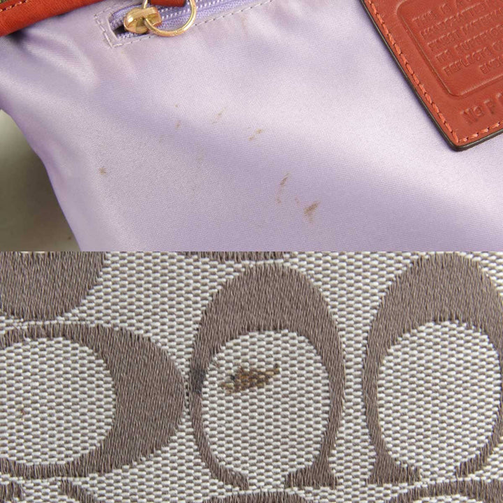 『USED』 
COACH コーチ 
 ショルダーバッグ 
キャンバス ベージュ