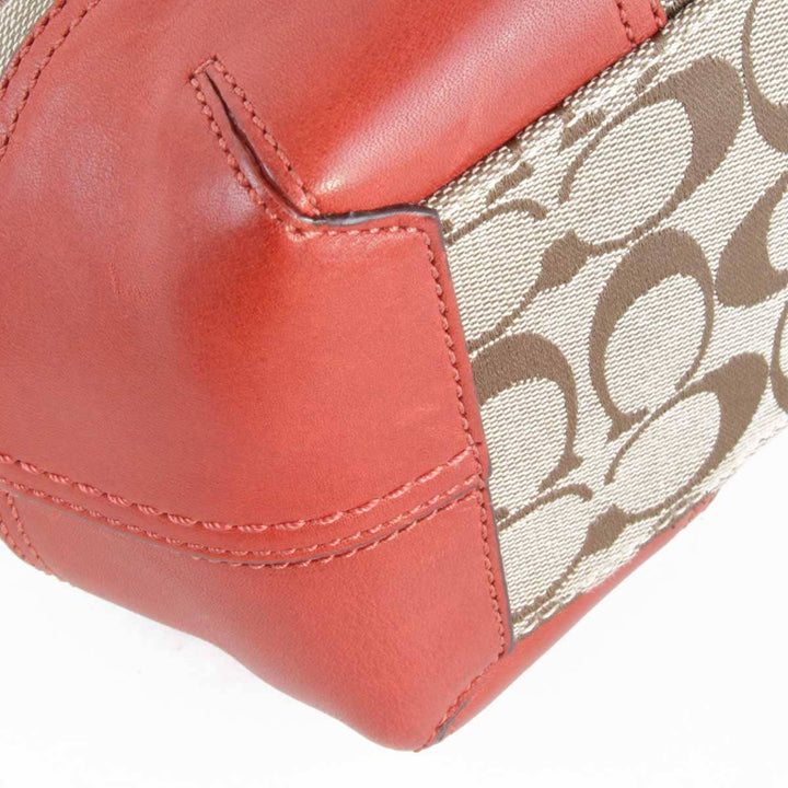 『USED』 
COACH コーチ 
 ショルダーバッグ 
キャンバス ベージュ