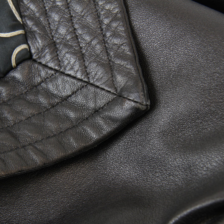 『USED』 
Guy Laroche ギ・ラロッシュ 
 コート 
羊革/ポリエステル ブラック