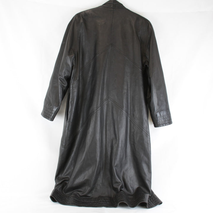 『USED』 
Guy Laroche ギ・ラロッシュ 
 コート 
羊革/ポリエステル ブラック