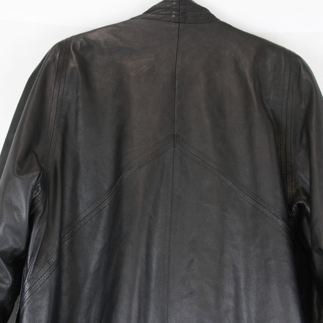 『USED』 
Guy Laroche ギ・ラロッシュ 
 コート 
羊革/ポリエステル ブラック