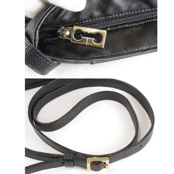 『USED』 
GHERARDINI ゲラルディーニ 
 ショルダーバッグ 
PVC ブラック