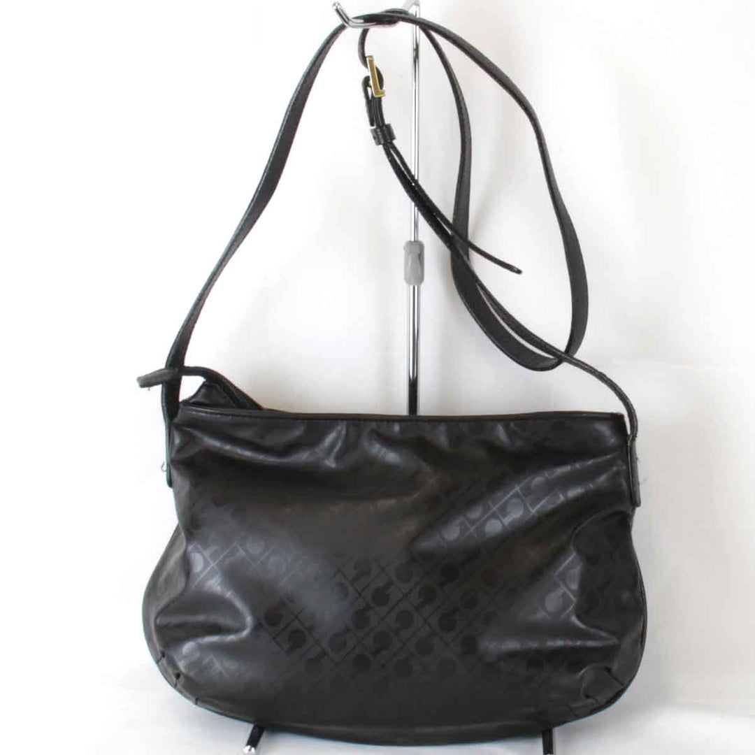 『USED』 
GHERARDINI ゲラルディーニ 
 ショルダーバッグ 
PVC ブラック