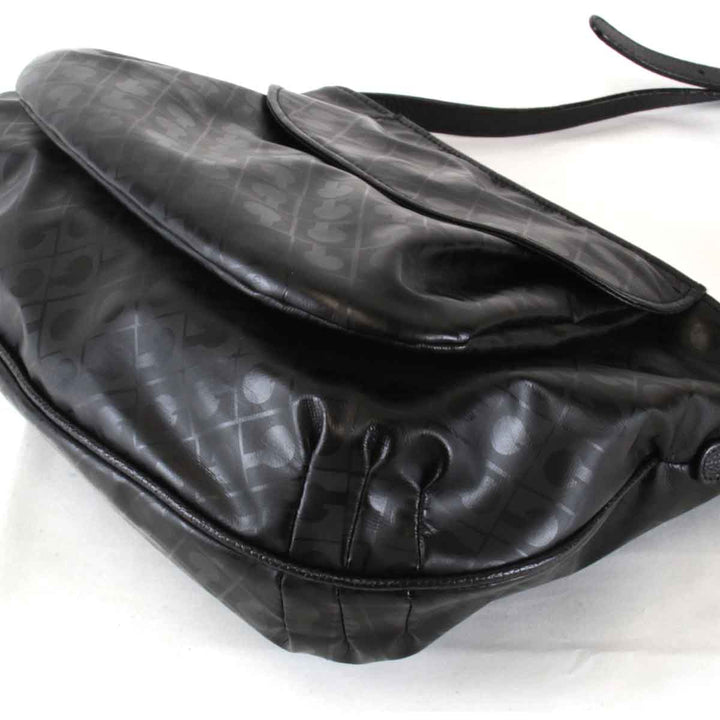 『USED』 
GHERARDINI ゲラルディーニ 
 ショルダーバッグ 
PVC ブラック