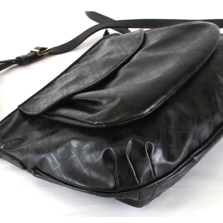 『USED』 
GHERARDINI ゲラルディーニ 
 ショルダーバッグ 
PVC ブラック