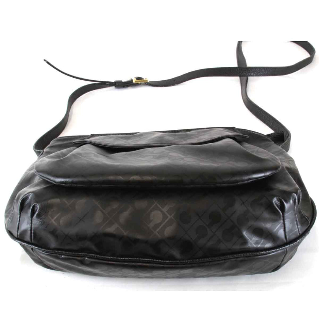 『USED』 
GHERARDINI ゲラルディーニ 
 ショルダーバッグ 
PVC ブラック