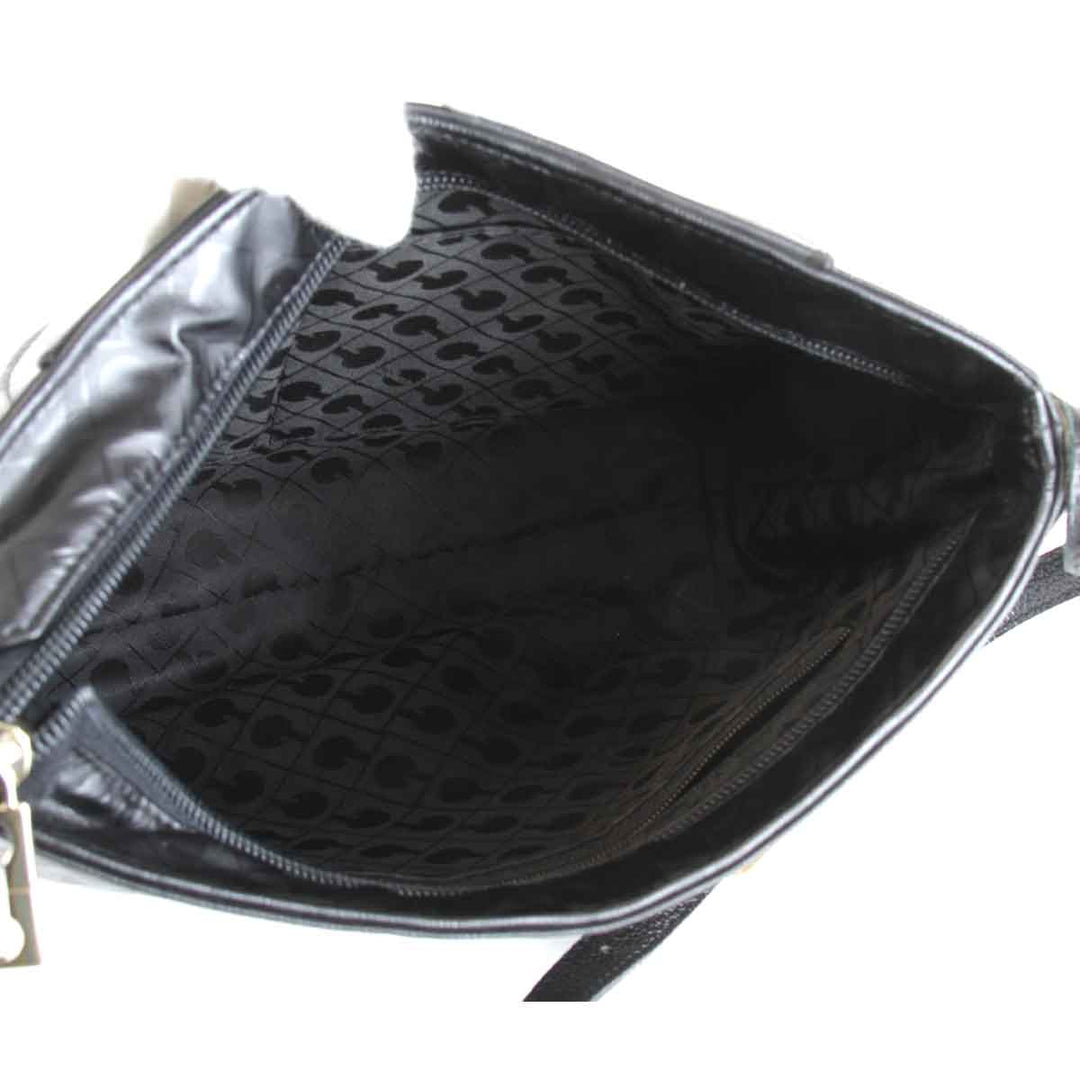 『USED』 
GHERARDINI ゲラルディーニ 
 ショルダーバッグ 
PVC ブラック