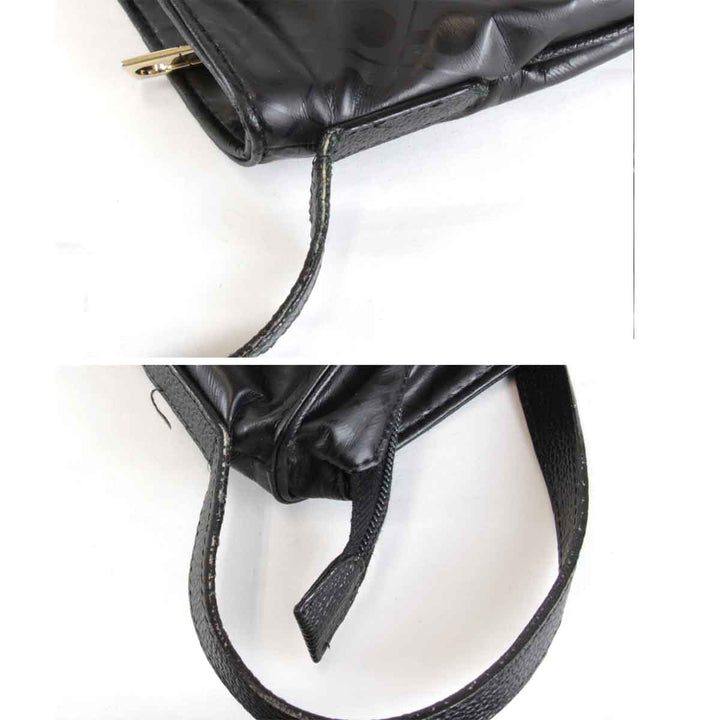 『USED』 
GHERARDINI ゲラルディーニ 
 ショルダーバッグ 
PVC ブラック