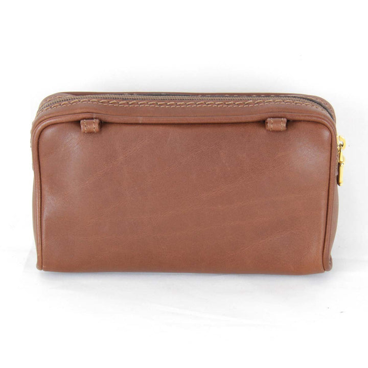良品『USED』 
HIROFU ヒロフ 
 ショルダーバッグ 
レザー ブラウン
