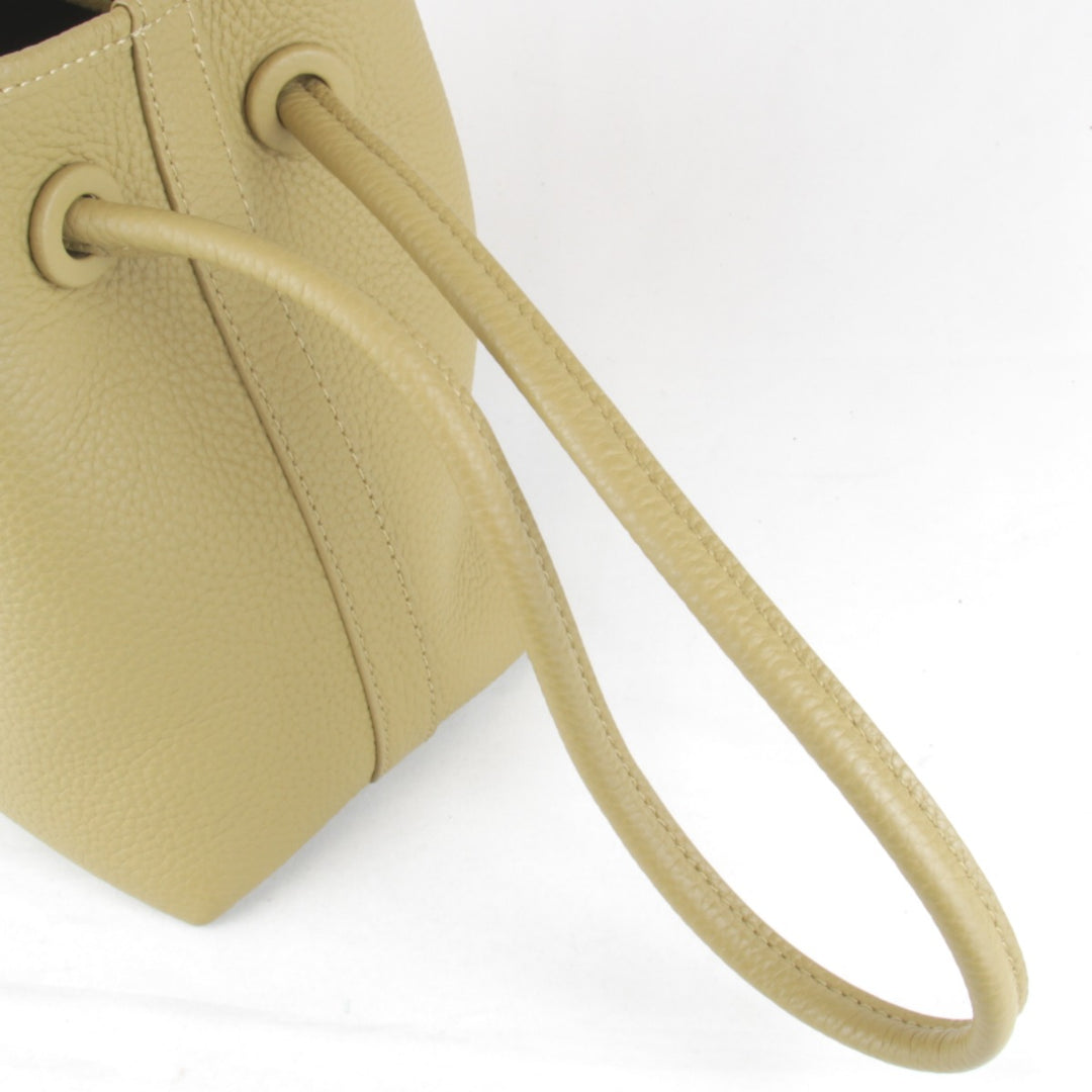 美品『USED』 
VASIC ヴァジック 
 ショルダーバッグ 
レザー ベージュ