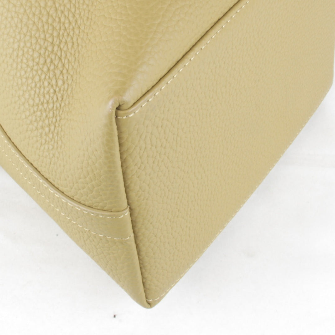 美品『USED』 
VASIC ヴァジック 
 ショルダーバッグ 
レザー ベージュ