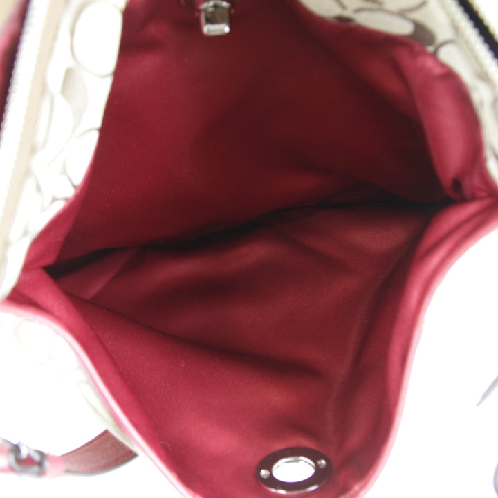 良品『USED』 
COACH コーチ 
 F24032 ショルダーバッグ 
キャンバス/レザー ブラウン