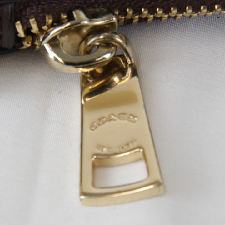 『USED』 
COACH コーチ 
 F57563 ショルダーバッグ 
レザー ダークパープル