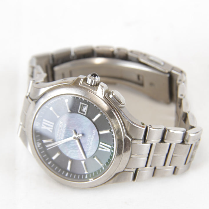 稼働品『難あり』 
CITIZEN エコドライブ H410-T003826 電波時計 
腕時計
 ソーラー電波時計 メンズ