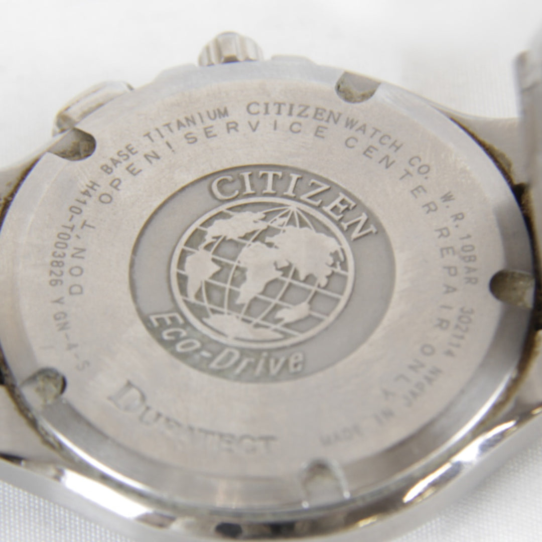 稼働品『難あり』 
CITIZEN エコドライブ H410-T003826 電波時計 
腕時計
 ソーラー電波時計 メンズ