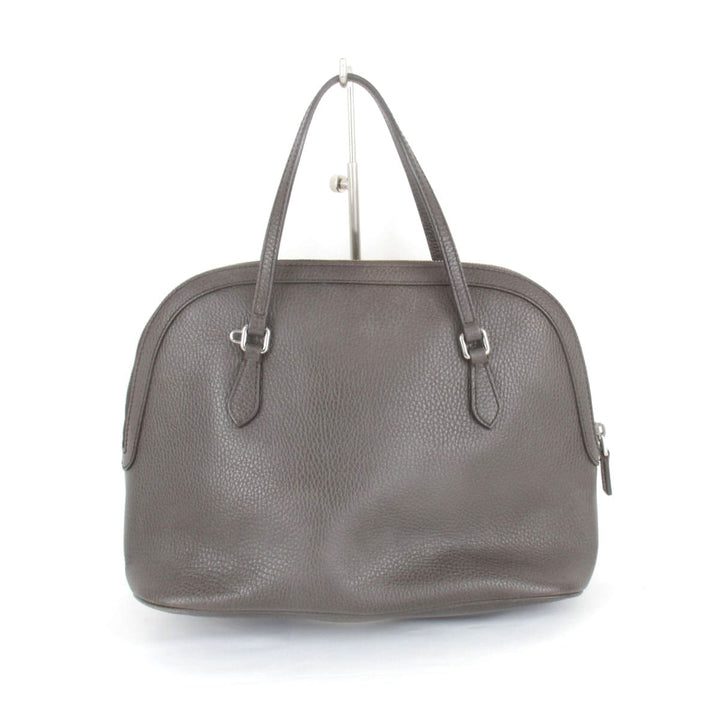 『USED』 
GUCCI グッチ 
 ハンドバッグ 
レザー ダークブラウン