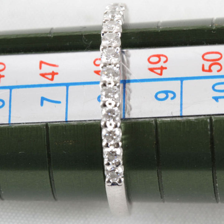 良品『USED』 Pt950 
TASAKI ハーフエタニティ リング・指輪
 ダイヤモンド 0.23 1.9g